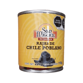 Chili Poblano in Streifen von San Miguel 220 g - MexicoMiAmor