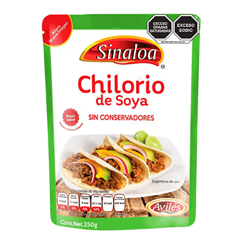 Veganes Chili Chilorio de Soya soja-basiertes Fertiggericht von Sinaloa 250 g - MexicoMiAmor