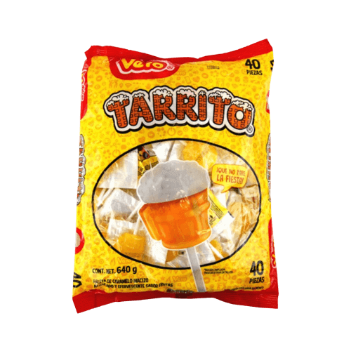 Bierform Zitronen Lollis von Tarrito 640g 40 St. (ohne Alkohol)