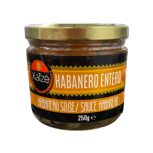 Ganze Chili Habanero Entero Soße / Sauce (Escabeche) von Xatze 250g