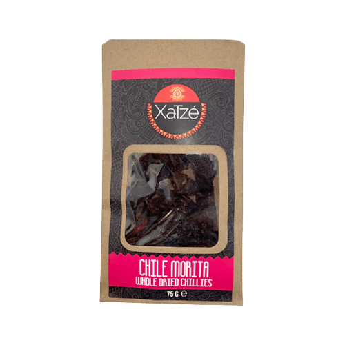 Dried Chili Chipotle Morita whole pods from Xatze 75g 